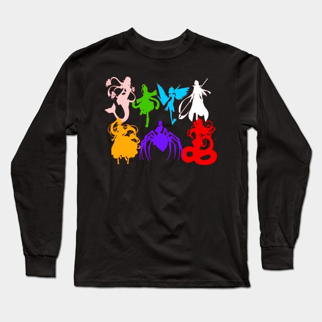 Monster Musume Long Sleeve T-Shirt by OtakuPapercraft